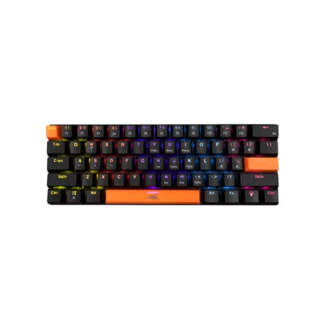 Baracuda DOLPHIN-B/R-US, BGK-03111B/R-US fekete mechanikus gamer billentyűzet piros kapcsolóval, angol