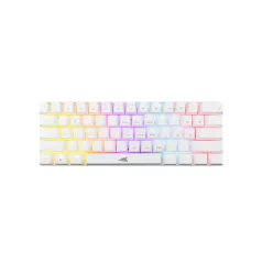   Baracuda DOLPHIN-W/R-US, BGK-03211W/R-US  fehér mechanikus gamer billentyűzet piros kapcsolóval, angol