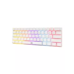   Baracuda DOLPHIN-W/R-US, BGK-03211W/R-US  fehér mechanikus gamer billentyűzet piros kapcsolóval, angol