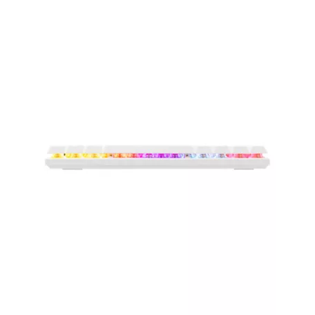 Baracuda DOLPHIN-W/R-US, BGK-03211W/R-US  fehér mechanikus gamer billentyűzet piros kapcsolóval, angol