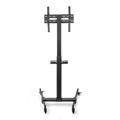  Nedis TVSM5100BK kerekes gurulós LCD TV/Monitor állvány (tartó konzol), 32"-55", szabadon álló, 35kg