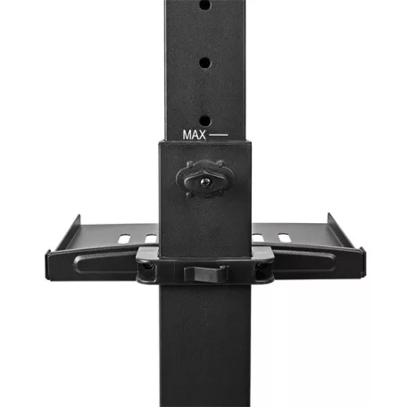 Nedis TVSM5100BK kerekes gurulós LCD TV/Monitor állvány (tartó konzol), 32"-55", szabadon álló, 35kg