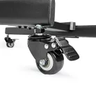 Nedis TVSM5100BK kerekes gurulós LCD TV/Monitor állvány (tartó konzol), 32"-55", szabadon álló, 35kg