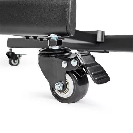 Nedis TVSM5100BK kerekes gurulós LCD TV/Monitor állvány (tartó konzol), 32"-55", szabadon álló, 35kg