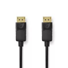   Nedis CCGB37014BK20 DisplayPort 1.4 kábel, displayport dugó - display port dugó, 8K@60Hz, 2m