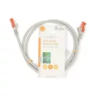Nedis CCGL85230GY10 UTP Cat6 patch kábel, RJ45 aranyozott érintkezők, hossz 1m