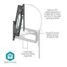 Nedis TVWM5880BK LCD TV / monitot motoros fali tartó konzol, 32-75", max. teherbírás 35 kg, távirányító