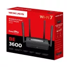 MERCUSYS Wireless Router Dual Band BE3600 1xWAN(1000Mbps) + 3xLAN(1000Mbps), MR25BE