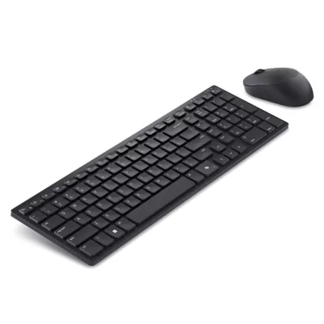 DELL Pro Compact Vezeték nélküli Billentyűzet + egér silent KM555 - Hungarian (QWERTZ) - Fekete