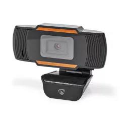   Nedis WCAM100BK (webcam) webkamera 1920x1080 full Hd, 30fps, sztereo mikrofon, lencsevédő