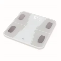   Nedis BTHPS11WT Bluetooth® okos személy mérleg, max. terhelés 180kg, Android™ / IOS