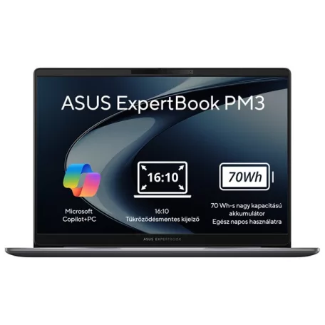 ASUS COM NB Expertbook PM3406CKA-LY0116, 14" WUXGA, Ryzen AI 7 350, 16GB, 1TB M.2, INT, NOOS, Szürke