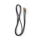 Nedis CSGL02210BK10 SMA kábel, RP SMA férfi, RP SMA női, Aranyozott, 50 Ohm, Egyetlen árnyékolt, 1 m