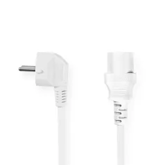   Nedis CEGL10000WT20 táp kábel IEC-320-C13, 3 x 0.75 mm˛ hossz 2m, fehér