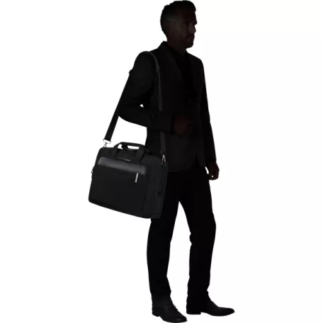 SAMSONITE Notebook aktatáska 153526-1041 Evosight BAILHANDLE 17.3" BLACK, fekete