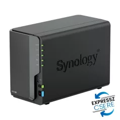   SYNOLOGY NAS 2 fiókos DS225+ Intel Celeron J4125 4x2GHz, 2GB DDR4, 1x2,5GbE, 1x1GbE, 2xUSB3.2Gen1