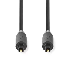   Nedis CABW25000AT10 optikai audió kábel, TosLink dugó, hossz: 1m