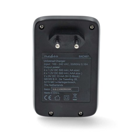 Nedis BACH07 akku töltő AA / AAA és 9V