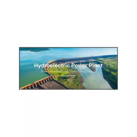 LG 16/7 Signage kijelző 105" 105BM5P-B, 5120x2160, 21:9, 440 cd/m2, HDMIx4/DisplayPort/RS232C/RJ45/USBx4/USB-C