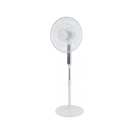NORDIC HOME FT-529  40 cm álló ventilátor, távírányító, időkapcsoló, 12 sebesség fokzat, 3 év garancia, digi kijelzés