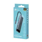 TP-LINK USB Type-C HUB 9 portos 1xHDMI + 1xLAN + 1xPD 100W + 1xUSB-C, 3xUSB +2xKártyaolvasó, UH9120C