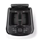 Nedis SPPT2480BK bluetooth hangszóró, hangfal, 2x 5.25" mélynyomó, 2 x 2" magassugárzó, 240W, 5 óra lejátszási idő, akku