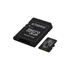   KINGSTON Memóriakártya MicroSDXC 256GB Canvas Select Plus Gen3 150R A1 + Adaprer