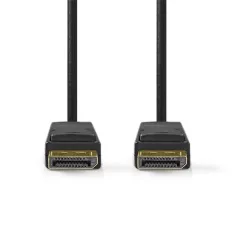   Nedis CCGL37010BK20 Displayport kábel 4K@60Hz, aranyozott csatlakozók, 2m