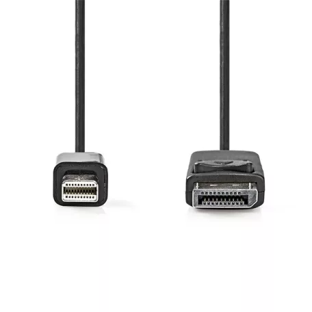 Nedis CCGL37400BK20 mini Displayport1.2 kábel, Display port dugó, 21.6 Gbps, 2m
