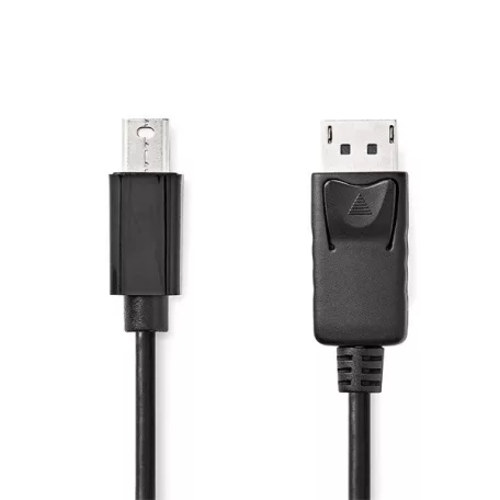 Nedis CCGL37400BK20 mini Displayport1.2 kábel, Display port dugó, 21.6 Gbps, 2m