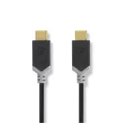 Nedis CCBW64700AT10 USB3.2 Gen 1 USB-C (USB C) dugó - dugó, 60 W, 4K@60Hz, 5 Gbps, 1m