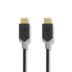   Nedis CCBW64700AT10 USB3.2 Gen 1 USB-C (USB C) dugó - dugó, 60 W, 4K@60Hz, 5 Gbps, 1m