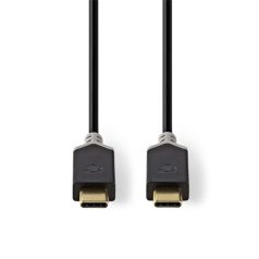   Nedis CCBW64700AT10 USB3.2 Gen 1 USB-C (USB C) dugó - dugó, 60 W, 4K@60Hz, 5 Gbps, 1m