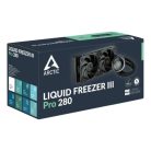 ARCTIC COOLING CPU hűtő Liquid Freezer III Pro 280 (vízhűtés), Univerzális, Fekete