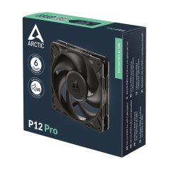   ARCTIC COOLING Rendszerhűtő Ventilátor P12 Pro PWM Fekete, 12cm