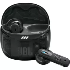   JBL TUNE FLEX 2 GHOST EDITION Bluetooth fülhallgató, tölthető 2 óra, IP45, adaptív zajcsökkentés,  térhatás, fekete
