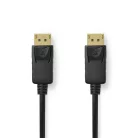 Nedis CCGB37014BK10 DisplayPort 1.4 kábel, displayport dugó - display port dugó, 8K@60Hz, 1m