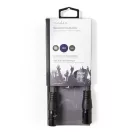 Nedis COTH15010GYO5 balanced/szimmetrikus félprofi XLR audio kábel,XLR dugó- aljzat, 0.5m, rugalmas