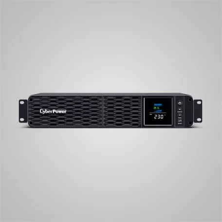 CYBERPOWER UPS 8xIEC C13 ,1xUSB 2000VA 1200W Aktív PFC, színuszus szünetmentes,LINE-INTERAKTÍV, AVR, színes LCD, rack