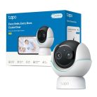TP-LINK Wireless Kamera Cloud beltéri forgatható színes éjjellátó Smart AI Baba Monitor, TAPO C840