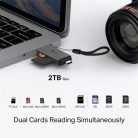 TP-LINK Kártya Olvasó USB 3.0 Type-C/A to SD & MicroSD 3.0, UA430D