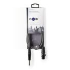 Nedis COTH15110GY15 balanced/szimmetrikus félprofi audio kábel, 6.35mm sztereo jack - 3p XLR aljzat, 1,5m