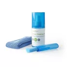 Nedis CLSN120BU LCD TV / nonitor kijelző / képernyő tisztító készlet, 200 ml, tisztító kendő, porecset