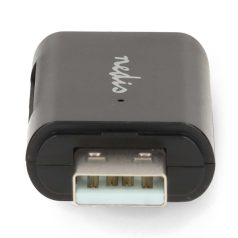  Nedis CRDRU2110BK USB2.0 - USBC kártyaolvasó microSD (TF) / microSDHC (TF) / microSDXC (TF) / SD / SDHC / SDXC