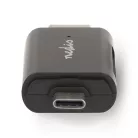 Nedis CRDRU2110BK USB2.0 - USBC kártyaolvasó microSD (TF) / microSDHC (TF) / microSDXC (TF) / SD / SDHC / SDXC
