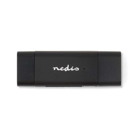 Nedis CRDRU2110BK USB2.0 - USBC kártyaolvasó microSD (TF) / microSDHC (TF) / microSDXC (TF) / SD / SDHC / SDXC