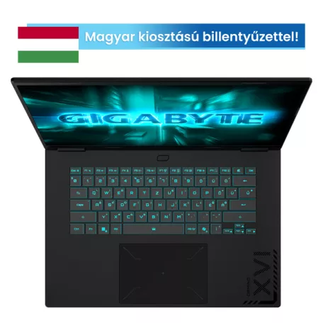 GIGABYTE GAMING A16 3VH 16" WUXGA (165Hz), AMD Ryzen 7 260 (8C/5.1Ghz), 16GB, 1TB SSD, RTX 5060, Magyar billentyű