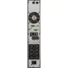   iPOWER UPS, 1000VA, 1000W, 8x IEC C13, SNMP/USB/RS-232, szünetmentes tápegység, LCD kijelző, AVR, online, Rack/Tower