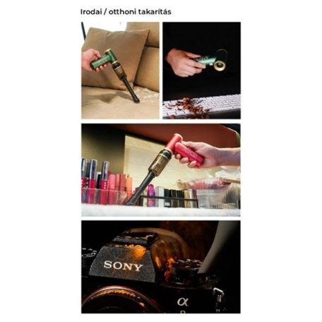 KICA FY4822 JetFan 2S KIT multifunkciós légfúvó porszívó fejjel, 117000 for. / perc, 27,5 m/s üzemidő 4,5 óra, fekete