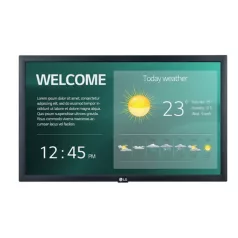   LG 16/7 Signage kijelző 21,5" 22SM3N, 1920x1080, 250cd/m2, HDMIx2/USB/RS232C/RJ45